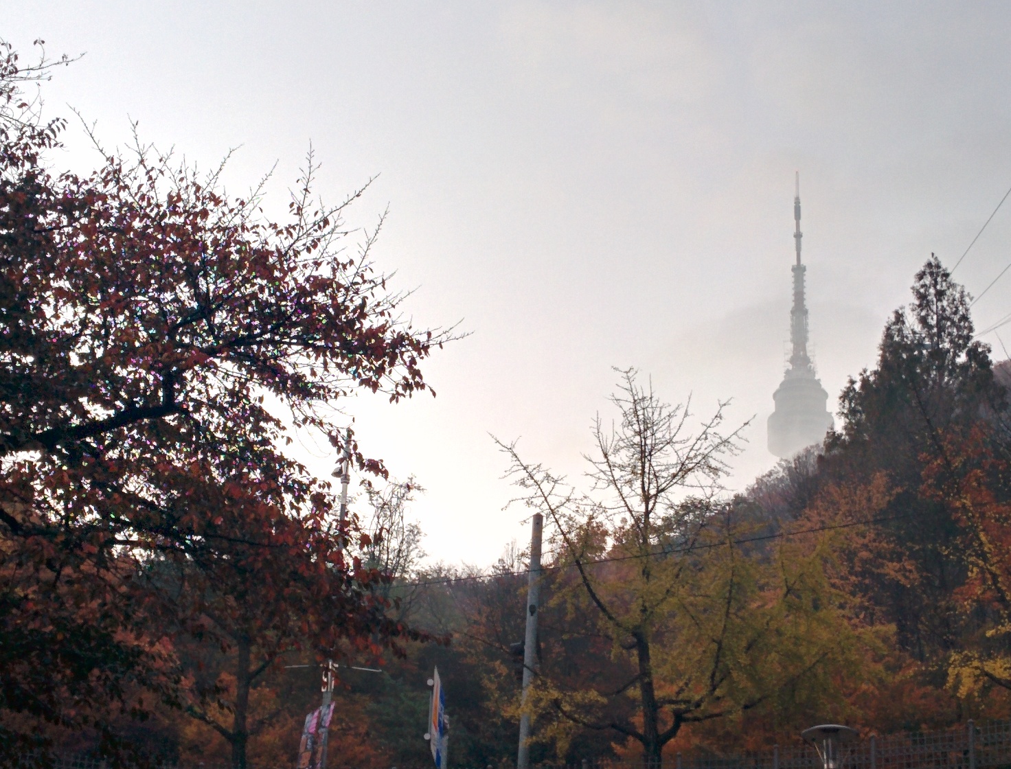 IMG_20151110_070247.jpg 안개에 가린 남산타워(N서울타워)